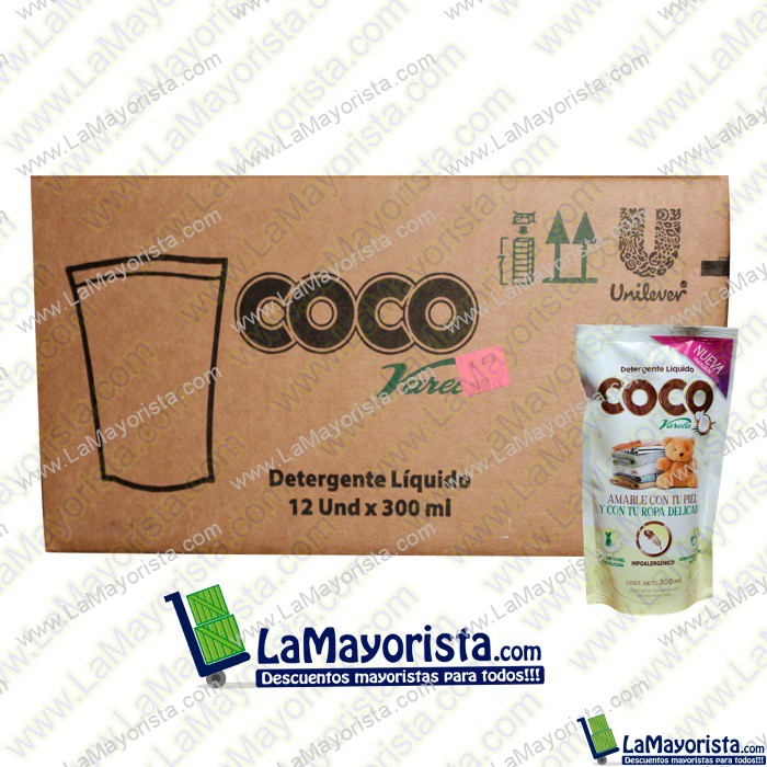 DETERGENTE LIQUIDO COCO VARELA X 300 ML