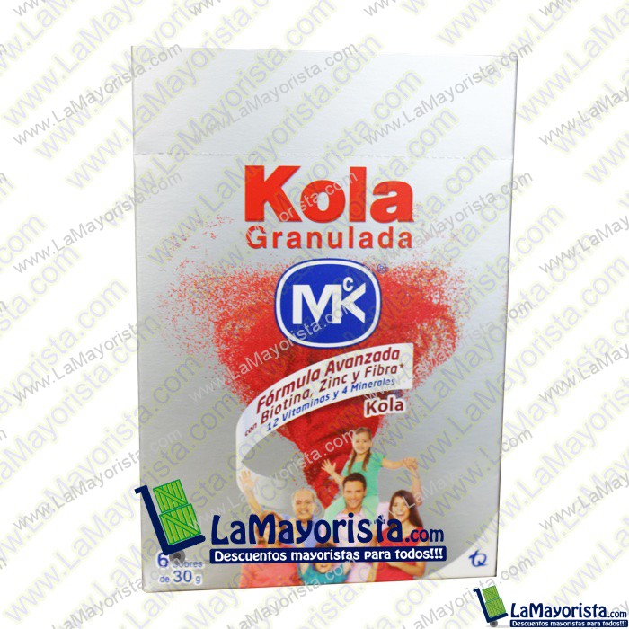 KOLA GRANULADA SUPLEMENTO MK TECNOQUIMICAS X 12 SOBRES