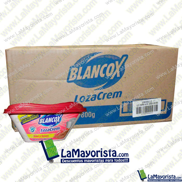 CREMA LAVAPLATOS LOZACREAM BLANCOX X 800 GR