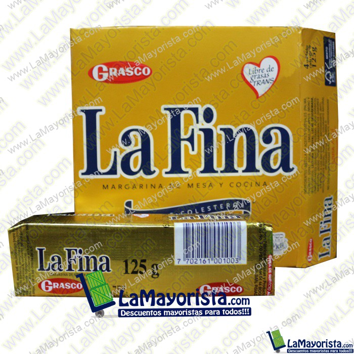 MANTEQUILLA LA FINA X 125 GR