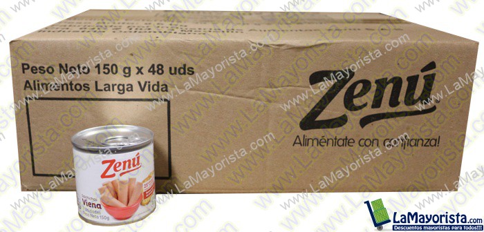 SALCHICHA VIENA ZENU X LATA