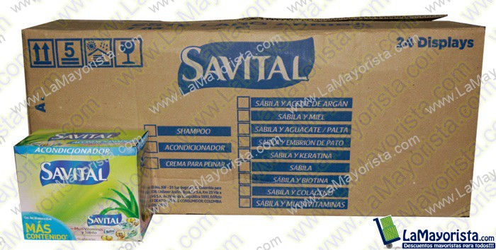 ACONDICIONADOR SAVITAL X 24 SOBRES