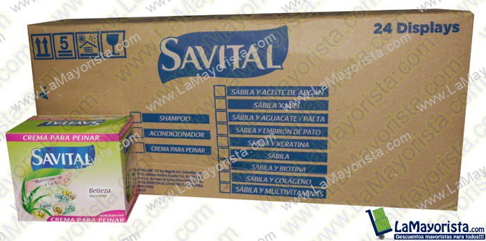 CREMA PARA PEINAR SAVITAL X 24 SOBRES