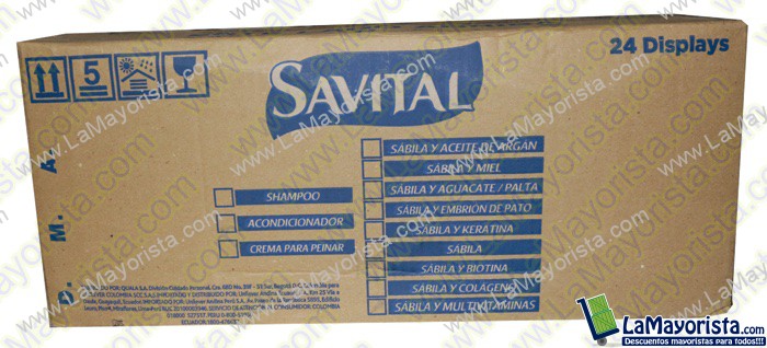 SHAMPOO SAVITAL X 24 SOBRES
