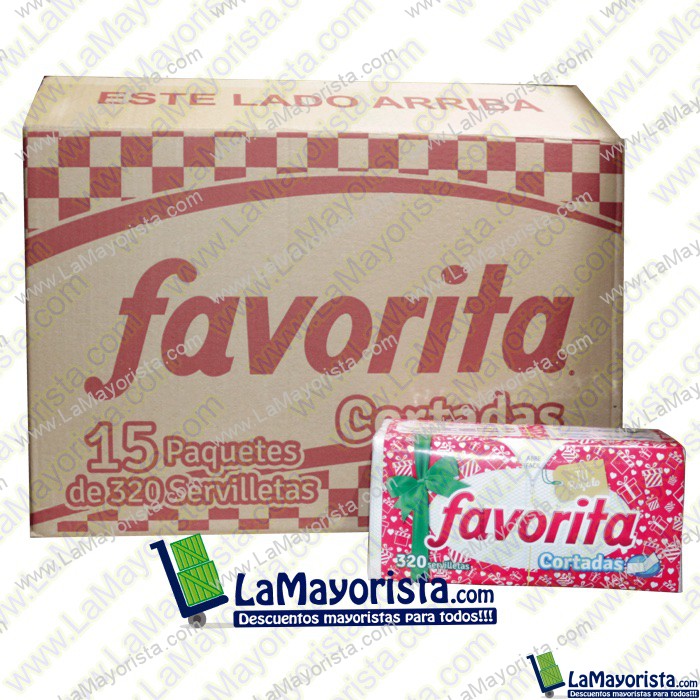 SERVILLETAS FAVORITA X 320 SERVILLETAS