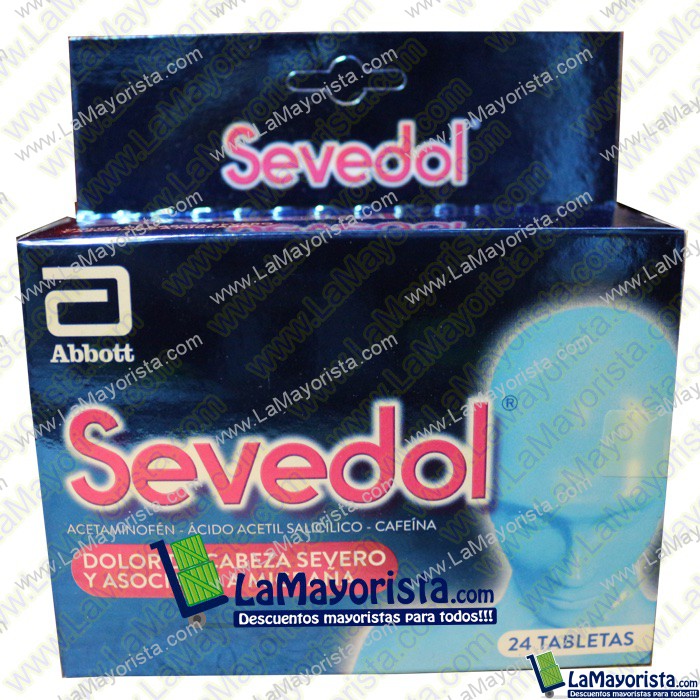 TABLETAS SEVEDOL X 24 TABLETAS