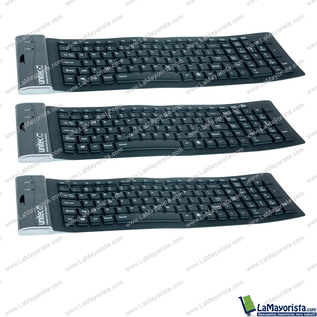 Teclado Flexible Negro