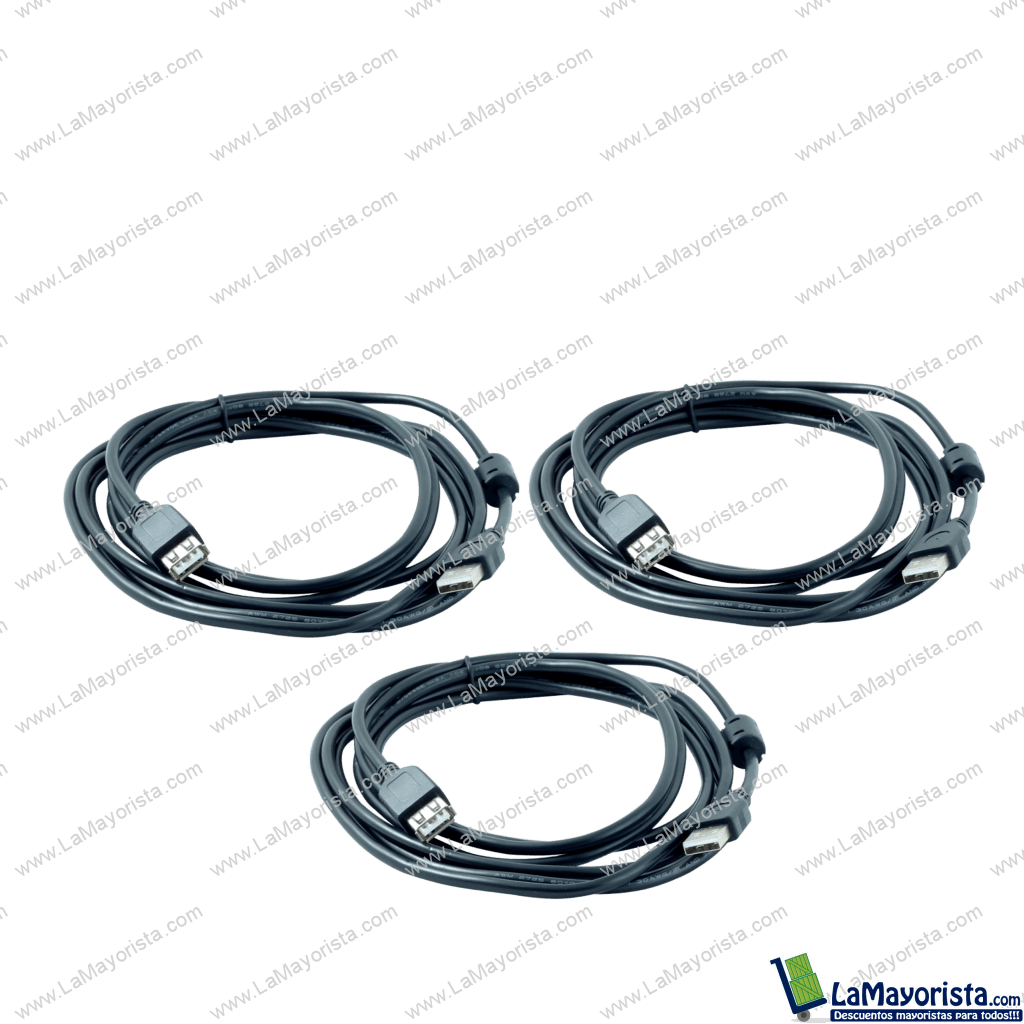 Cable De Ext. USB 2.0 de 3 MTS.