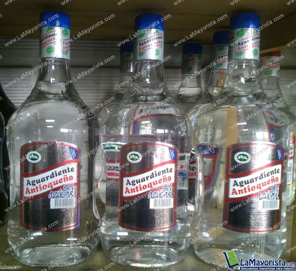 Aguardiente Antioqueo garrafa sin azucar