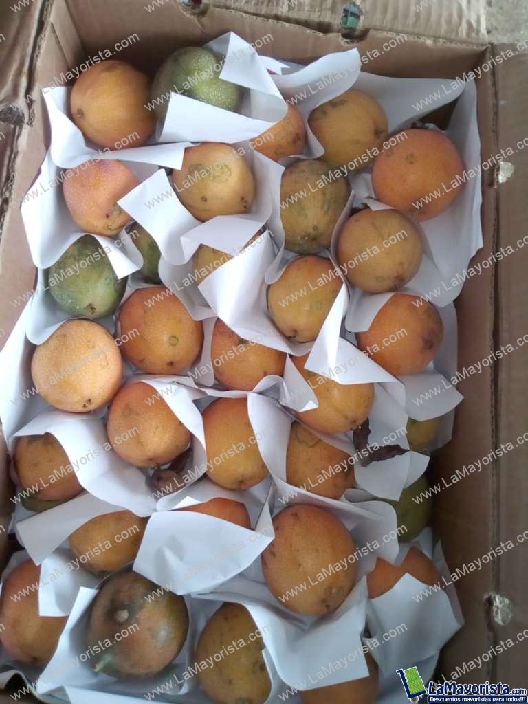 Granadilla de primera Caja x 16 kilos aprox.