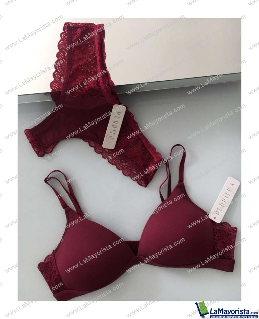 Conjunto ropa interior rojo talla s,m,l