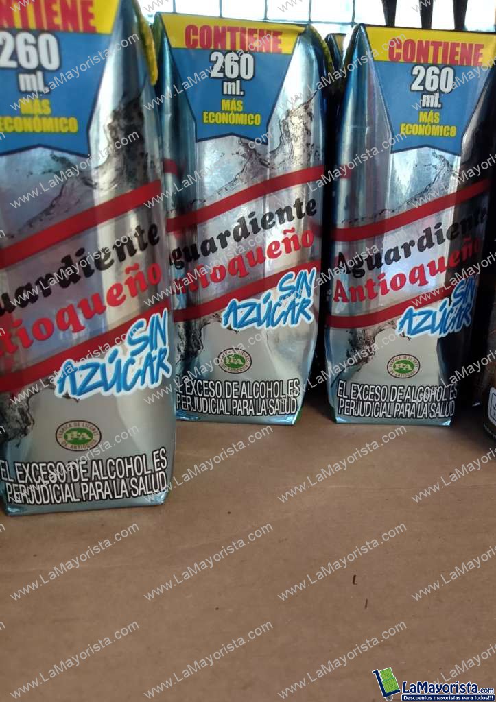 Aguardiente Antioqueño sin azucar cuarto