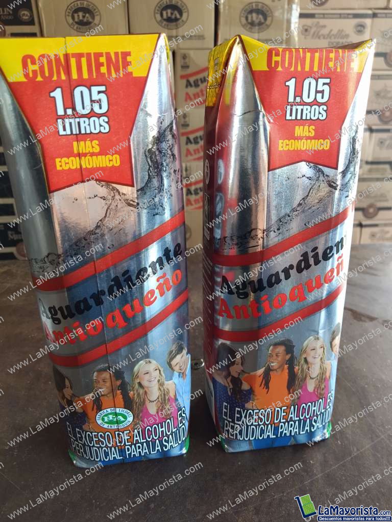 Aguardiente Antioqueño litro tetra