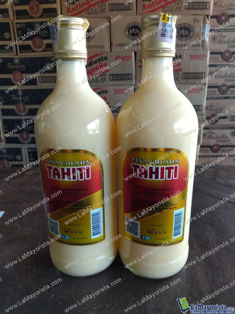 Botella piña colada tahiti