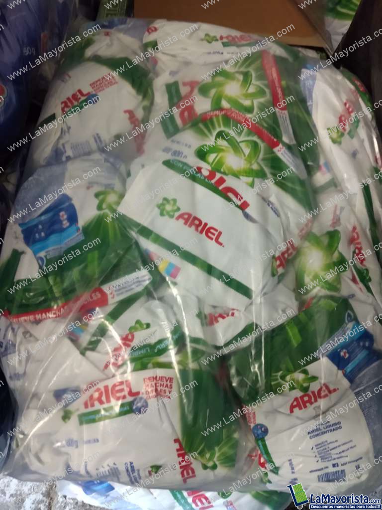 Detergente Ariel de 800 gr Paca x 14 Unidades