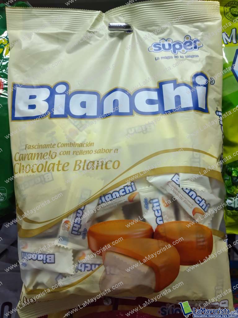 Bianchi chocolate blanco paquete x 100 unidades