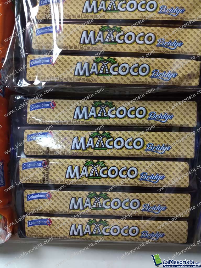 Maxcoco bridge paquete x 10 unidades