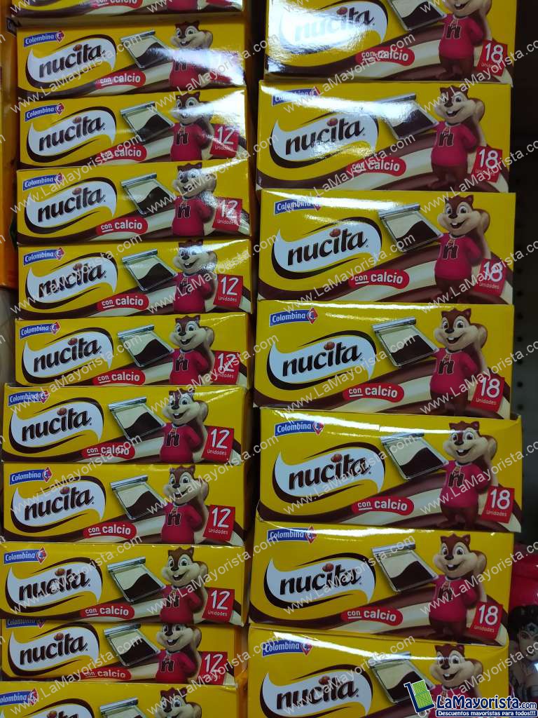 Nucita caja x 18 unidades