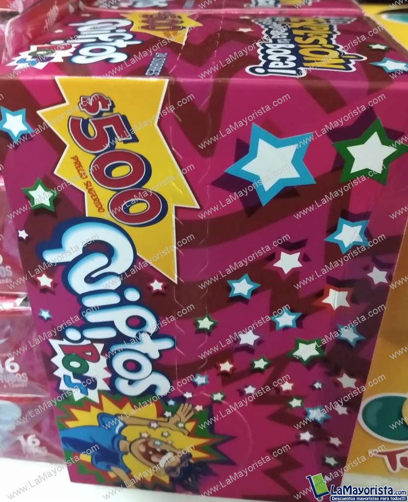 Quipitos pops caja x 24 unidades