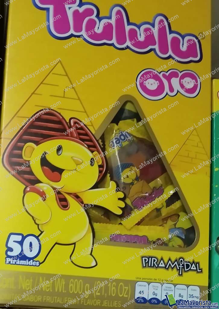 Trululu gomitas oro x 50 piramides
