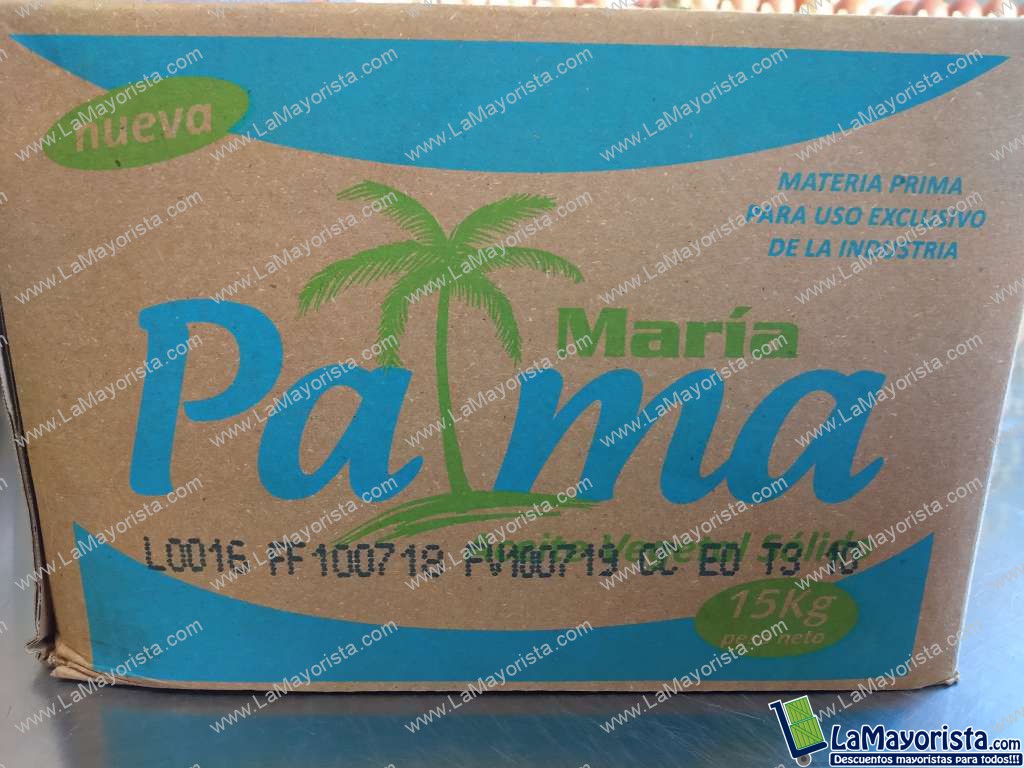Aceite María palma vegetal sólido x 15kg