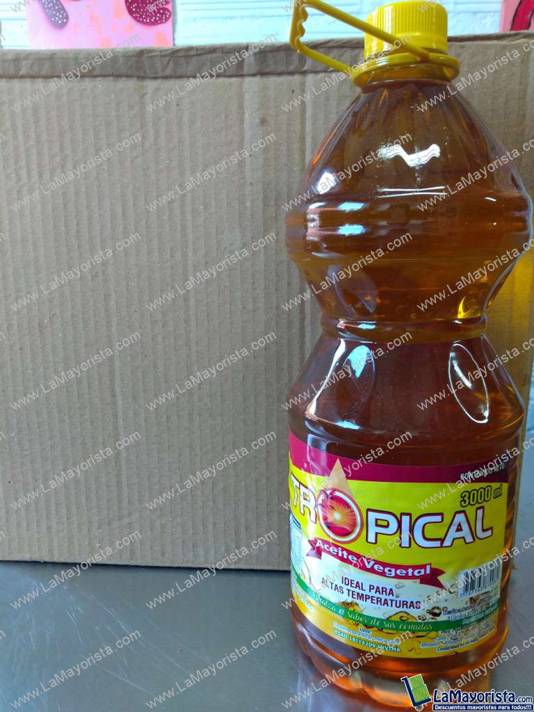Aceite tropical x 6 unid 3000cc