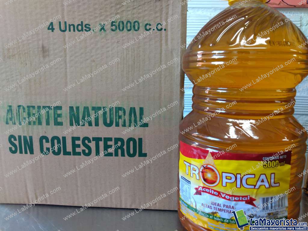 Aceite tropical x 4unid 5000cc