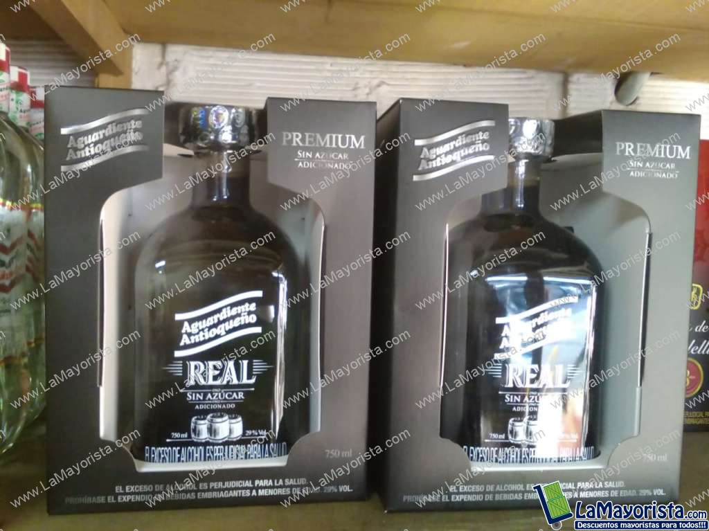 Aguardiente Antioqueño Real Sin Azúcar Botella