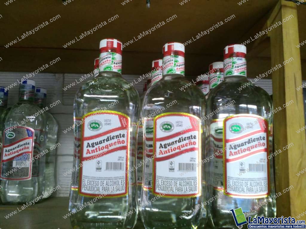 Aguardiente Antioqueño Tapa Roja Litro