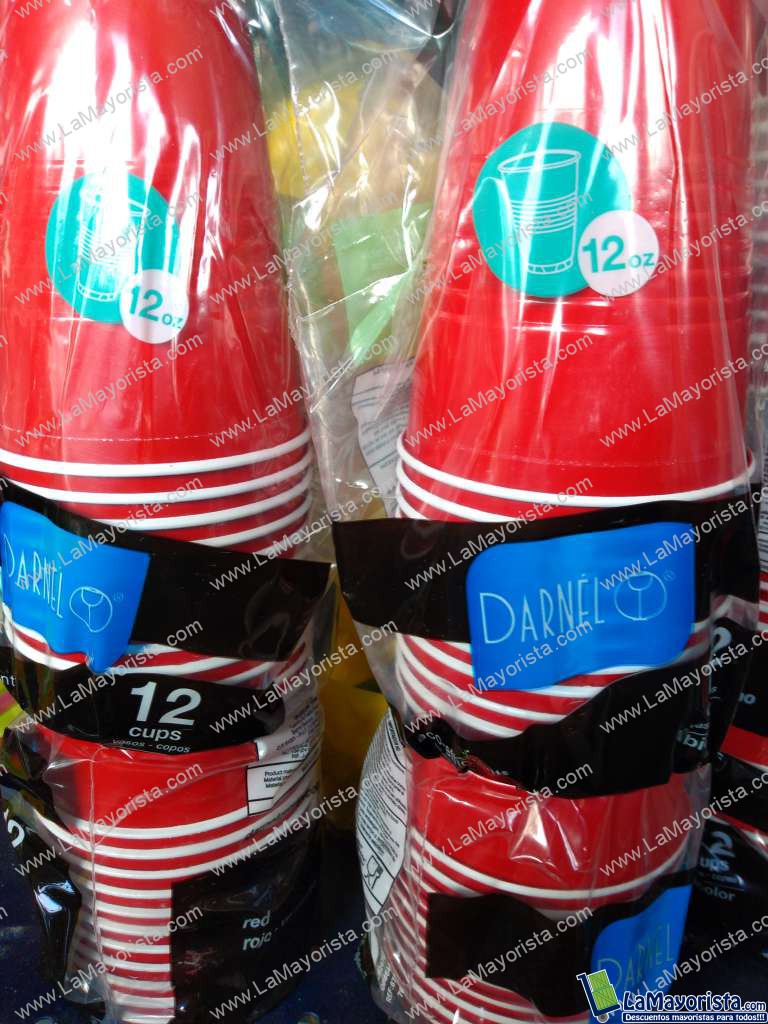 Vaso 12 oz paquete x 12 unidades
