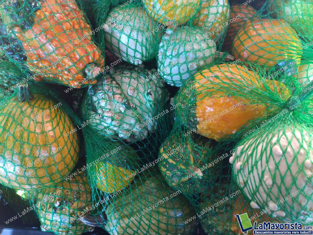 Calabaza decorativa malla
