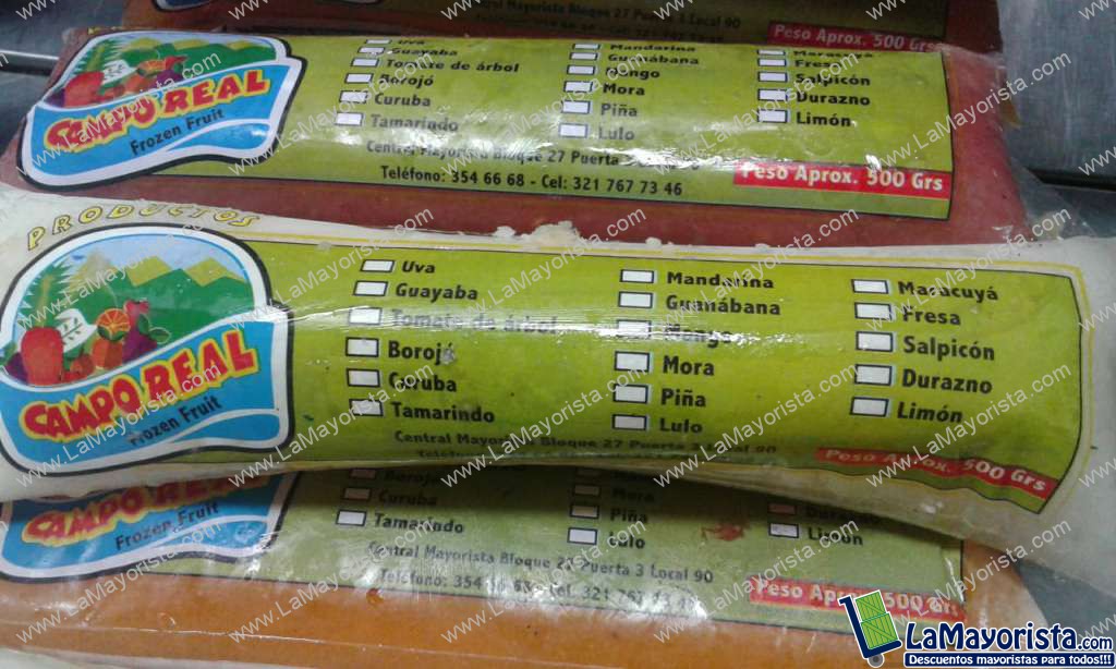 Pulpas campo Real surtidas