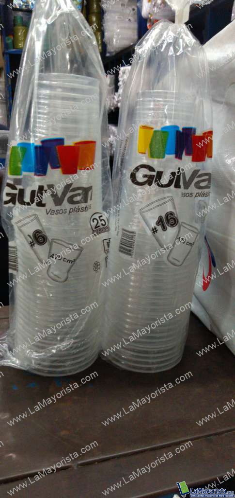 Vasos 16 oz x 25 unidades