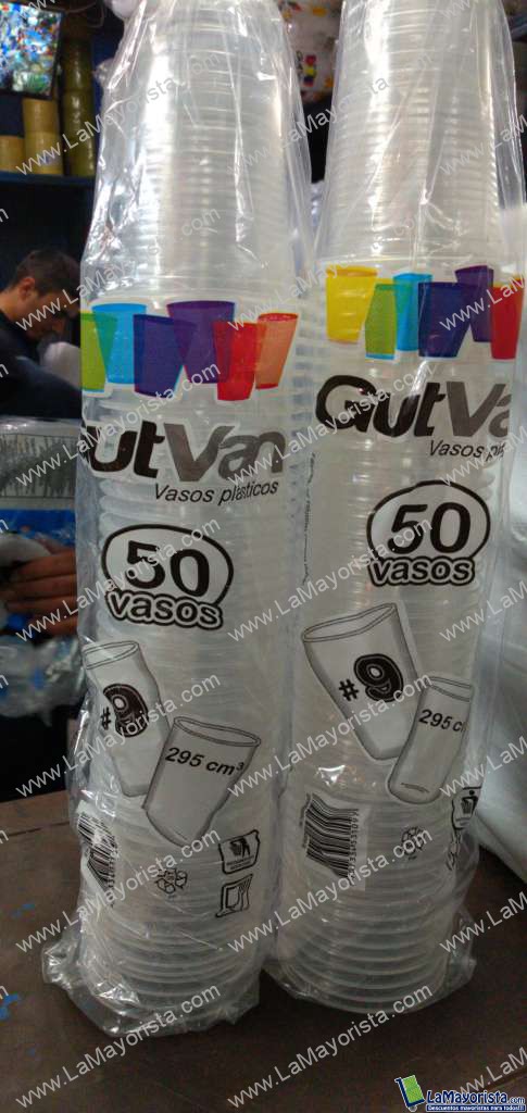 Vasos 9 Oz x 50 unidades