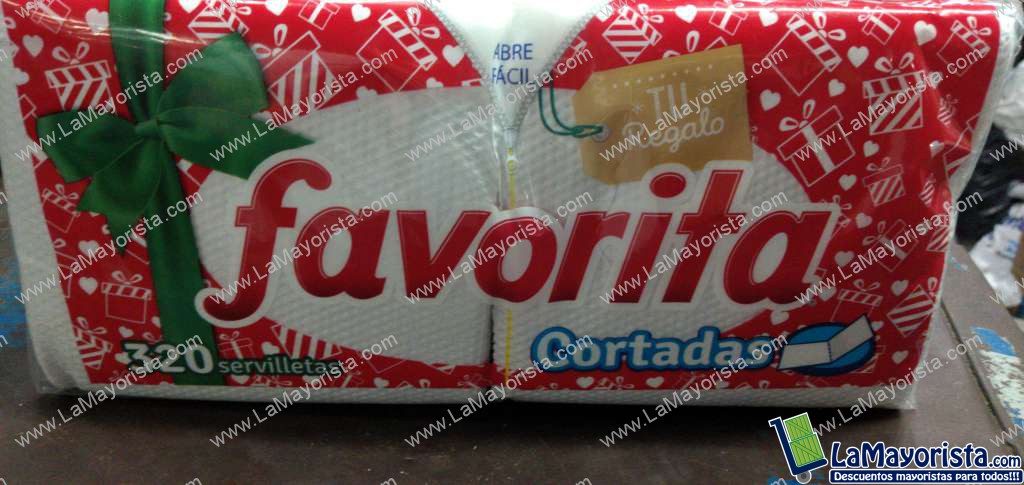 Servilletas cortadas x 320 unidades