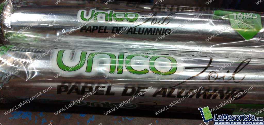 Papel aluminio x16 mts