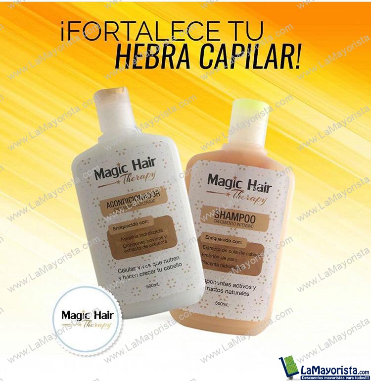Kit Shampoo y acondicionador fortalece tu hebra capilar x 500 ml
