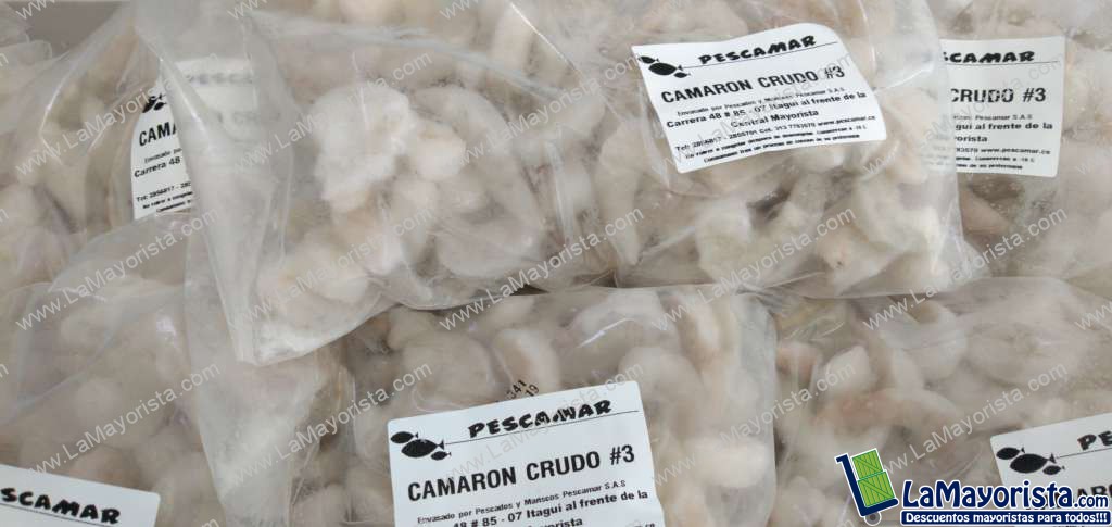Camarón crudo