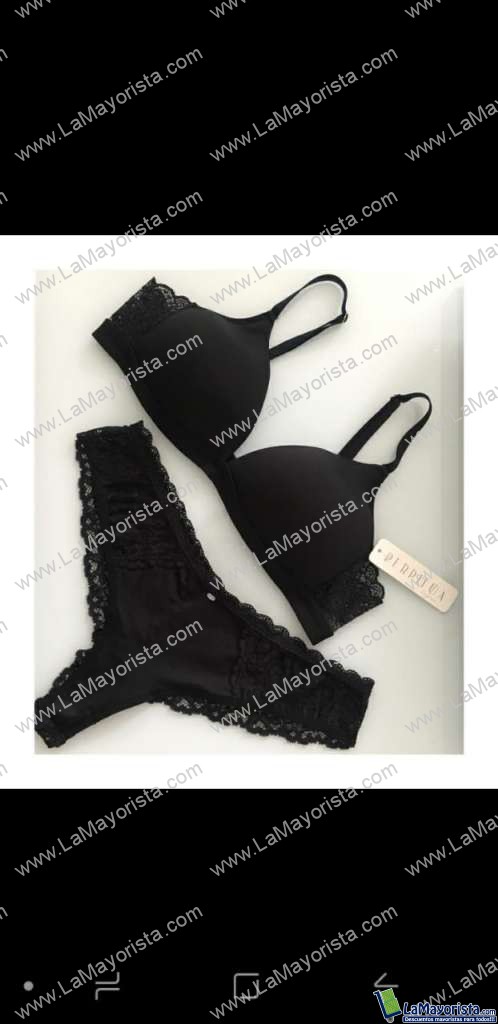 Conjunto ropa interior talla s,m,l