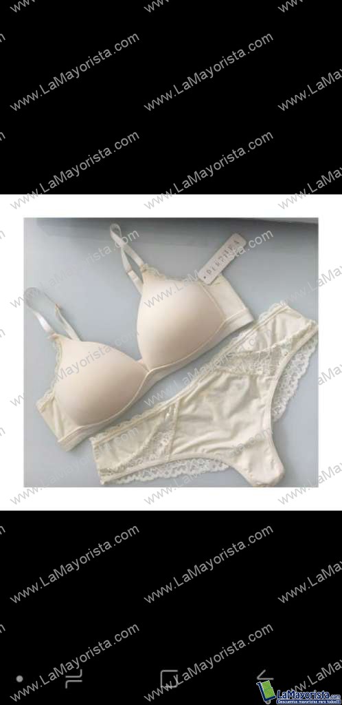 Conjunto ropa interior talla s,m,l
