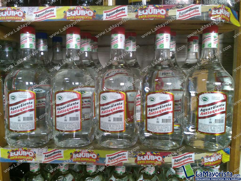Aguardiente Antioqueño Tapa Roja Garrafa