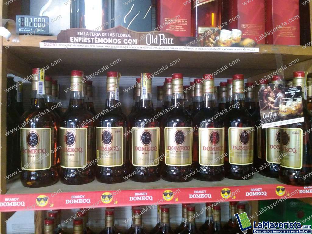 Domecq brandy botella