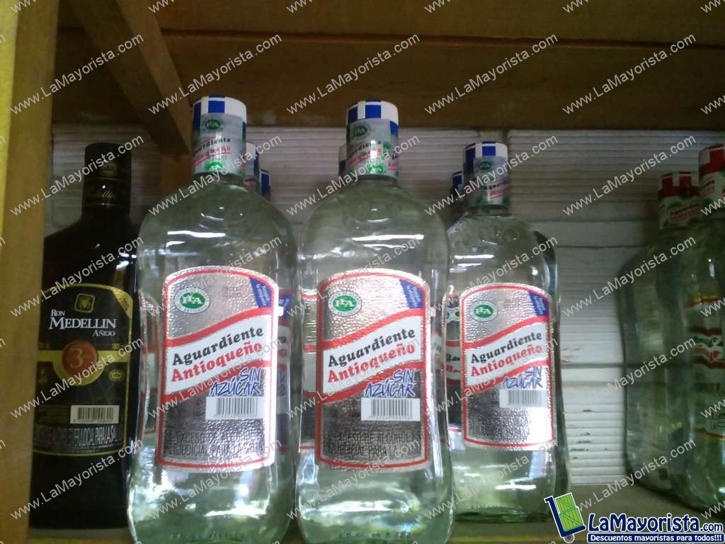 Aguardiente antioqueño sin azúcar litro