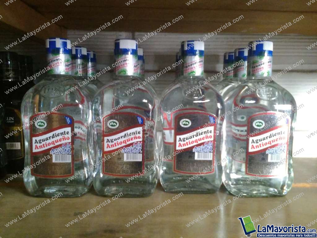 Aguardiente antioqueño sin azúcar botella