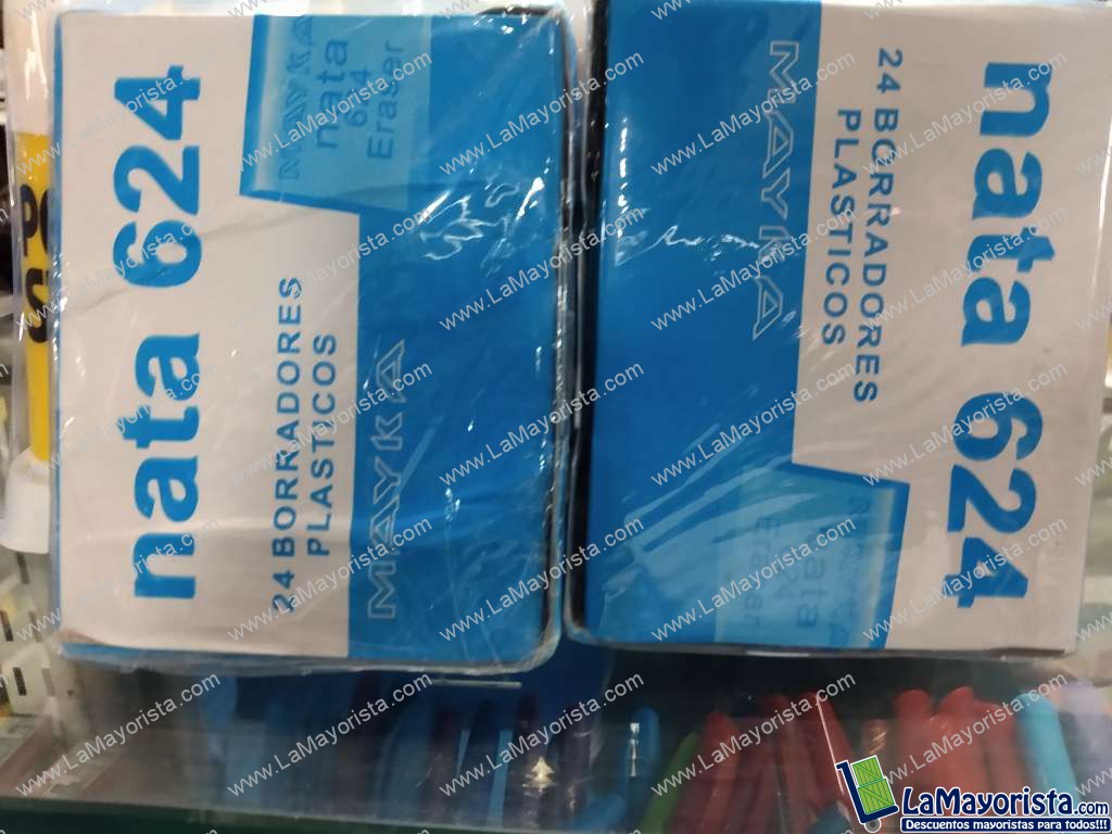 Borrador nata pequeño caja x 24 unidades