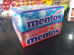 Mentos Frutillas y Mint Cont.354gr 12 unidades