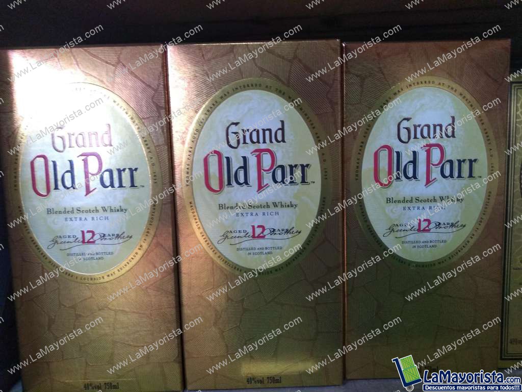 Whisky Grand old parr botella