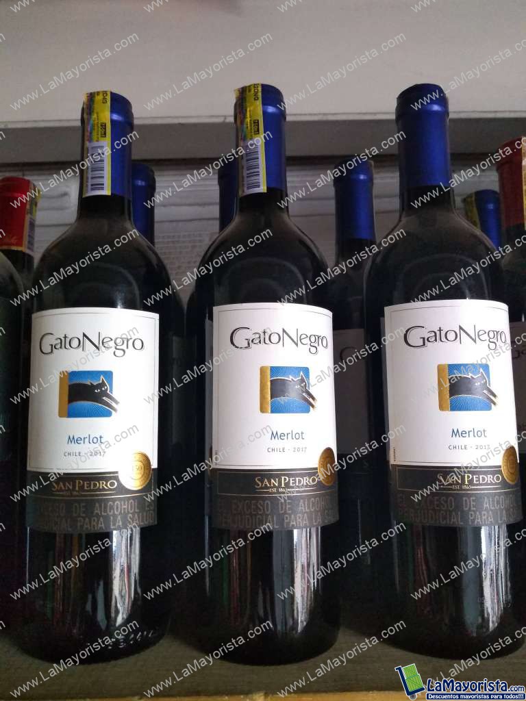 Vino Gato Negro Merlot 750ml