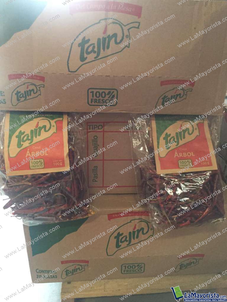 Chiles secos árbol Tajín 100 gr