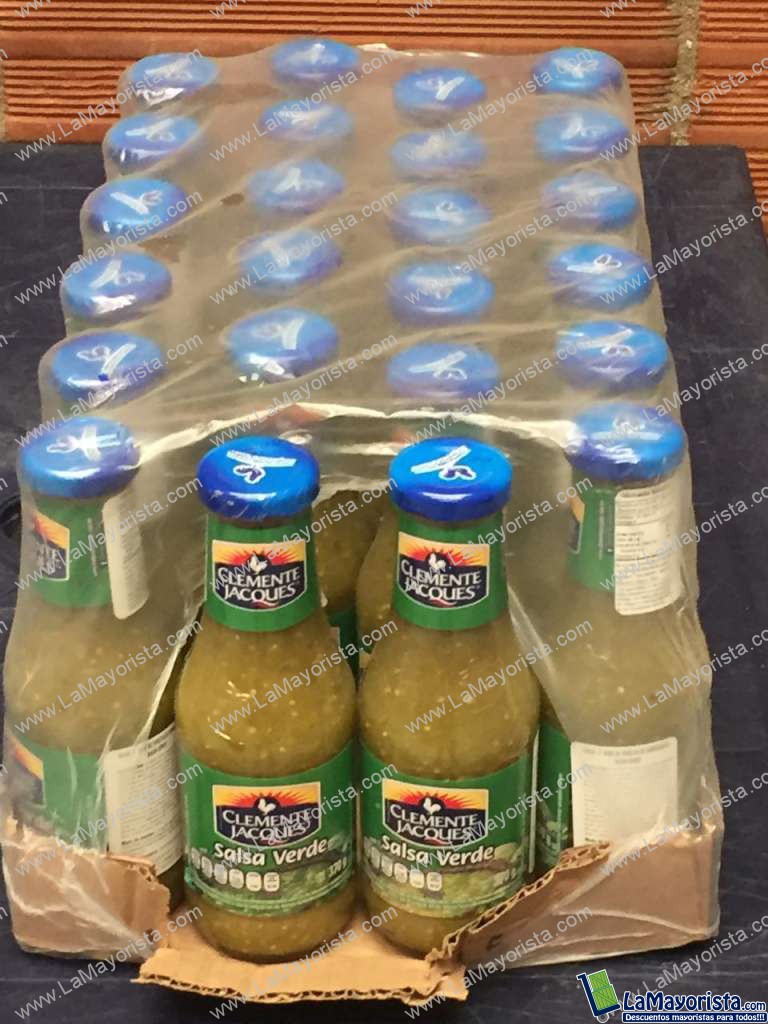Salsa verde Clemente Jacques botella 370 gr